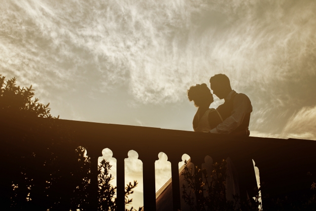 A romantic photograph taken at a wedding in Aberdeen by Jonathan Addie, an Aberdeen based wedding photographer