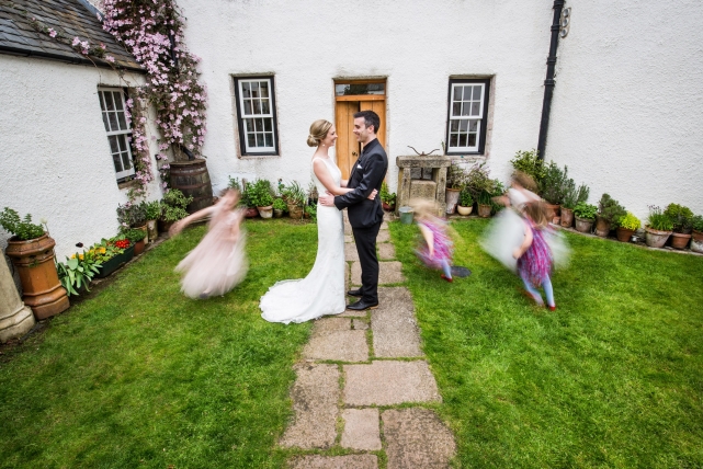 A couple photograph taken at Logie House in Aberdeenshire by Jonathan Addie, an Aberdeen based wedding photographer