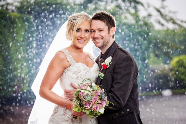 A couple photograph taken at a wedding in Aberdeen by Jonathan Addie, an Aberdeen based wedding photographer