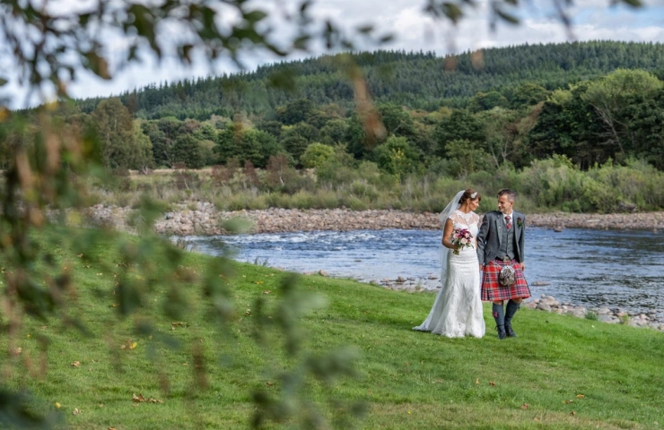 Susan and Neil's Banchory Lodge wedding.