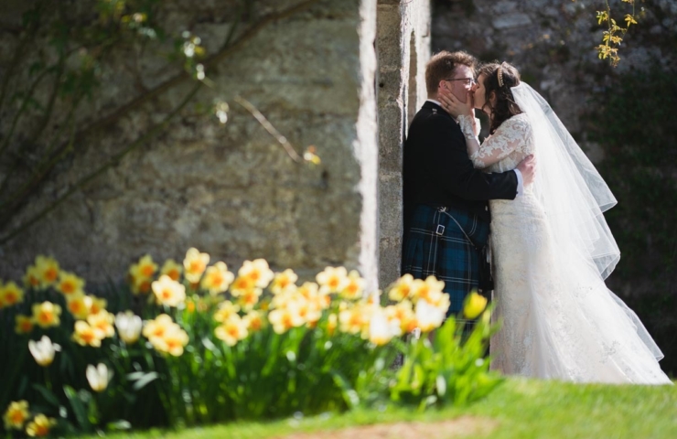 Kylie and Antóin's Drum Castle wedding !