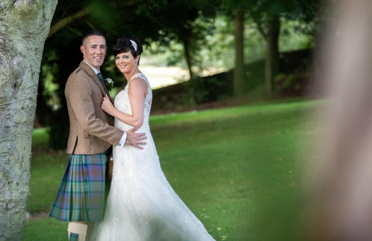 Barry and Carly's Maryculter House Hotel wedding.