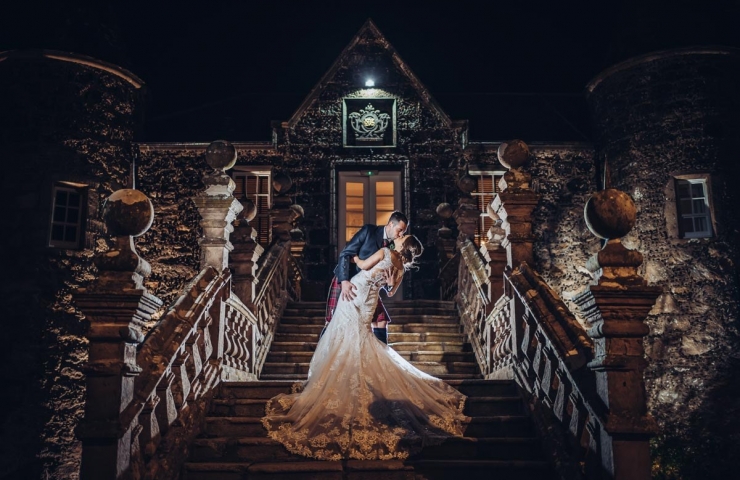 Adam and Claire's Meldrum House wedding