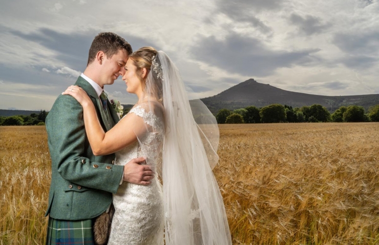 Alexander and Alana's Pittodrie House wedding.