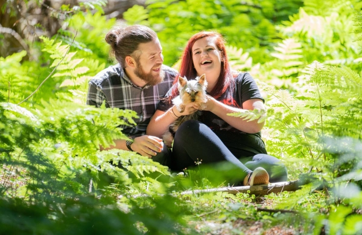 Sarah and Ross's pre wedding photo shoot.