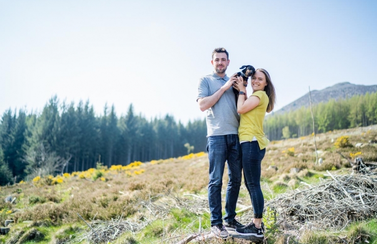 Claire and Adam's pre-wedding photo shoot.