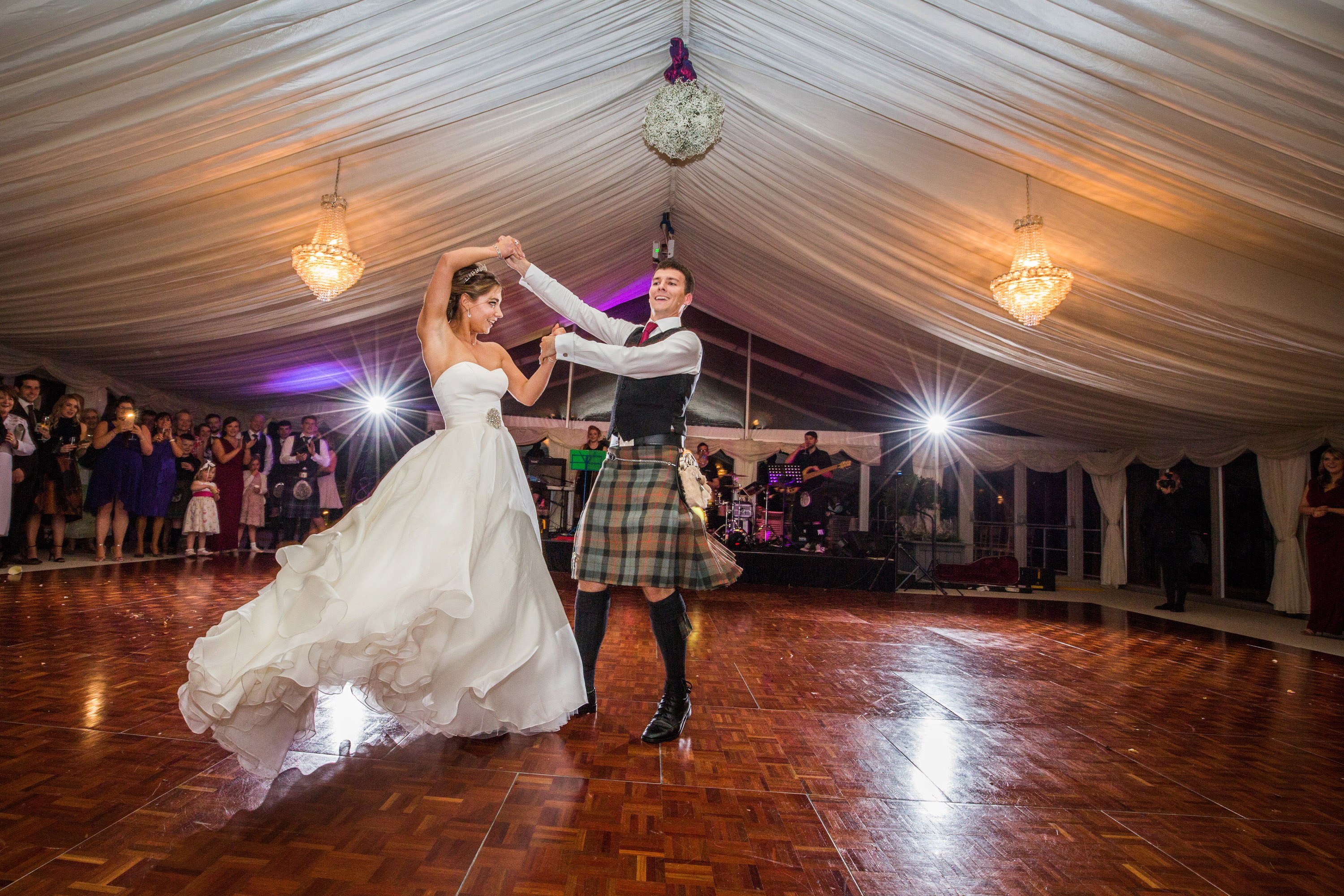 A candid photograph taken at a wedding in Aberdeen by Jonathan Addie, an Aberdeen based wedding photographer