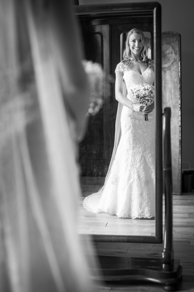 A bride photograph taken at a wedding in Aberdeen by Jonathan Addie, an Aberdeen based wedding photographer