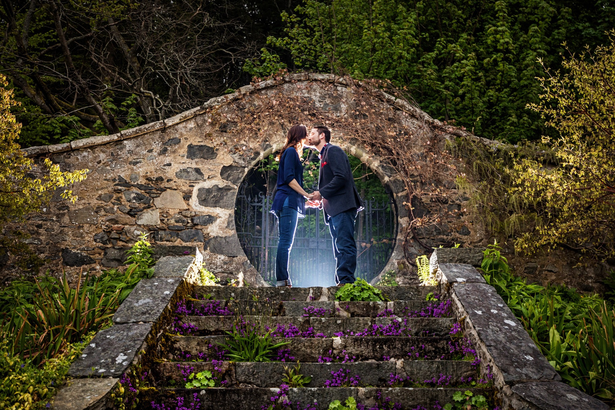 A pre wedding photograph taken at a wedding in Aberdeen by Jonathan Addie, an Aberdeen based wedding photographer
